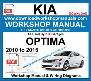 Kia Optima repair workshop manual